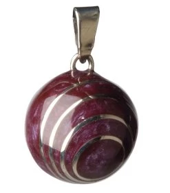 Bola De Grossesse Spirale Aubergine