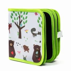 Cahier Ardoise Forest + 4 Craies Zéro Poussière - Jaq Jaq Bird -Bébé Jeux Soldes Boutique cahier ardoise forest 2