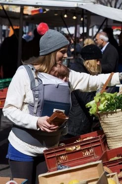 Porte-bébé PhysioCarrier Eléphant Poche Bleu Paon - Love Radius -Bébé Jeux Soldes Boutique physiocarrier elephant poche bleu paon love radius jpmbb min