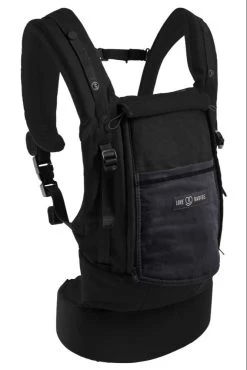 Porte-bébé Physiocarrier Noir Poche Anthracite - Love Radius
