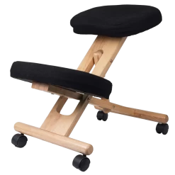 Stabido Noir - Siège Assis Genoux - Mousse à Mémoire De Forme