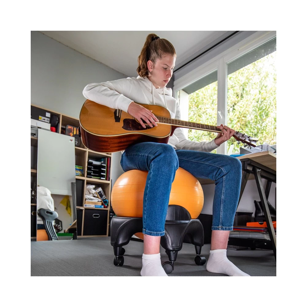 TONIC CHAIR Originale Ballon Orange - Chaise Ergonomique 3 TONIC CHAIR Originale Ballon Orange - Chaise Ergonomique – Image 3